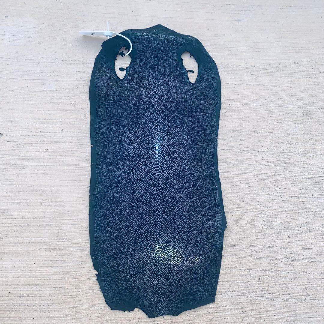 6) エイ革 鮫革 鮫皮 stingray ガルーシャ スティングレイ