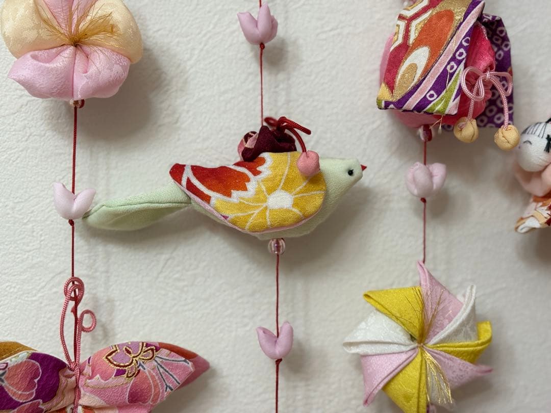 可愛いつるし雛　No.192 壁掛けタイプ・ひな祭り・桃の節句・おひなさま