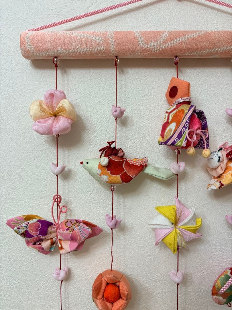 可愛いつるし雛　No.192 壁掛けタイプ・ひな祭り・桃の節句・おひなさま