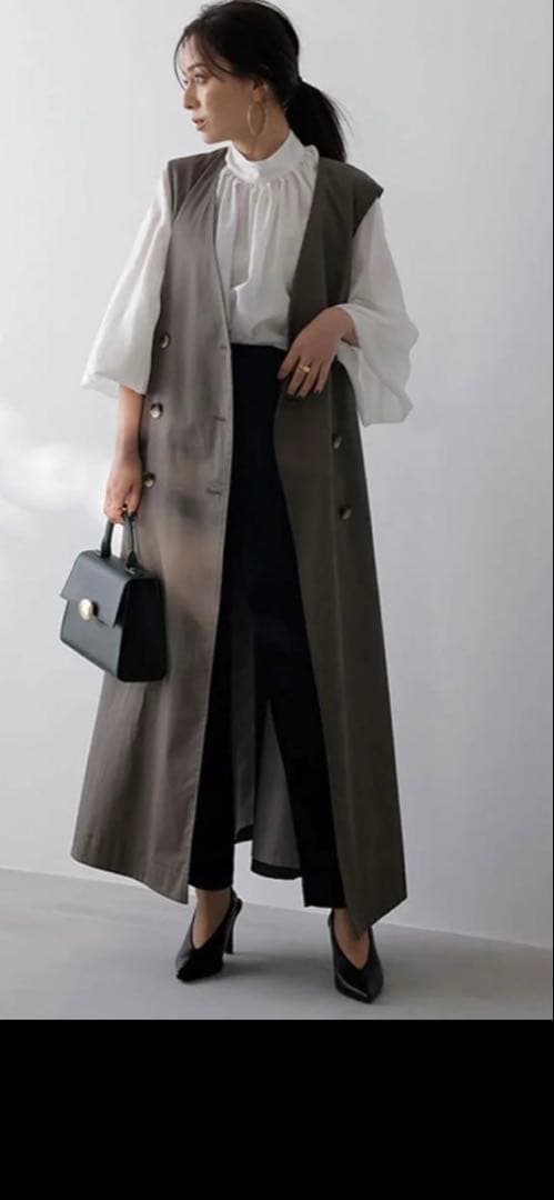 anuans 3wayトレンチコート（CHARCOALGREY）