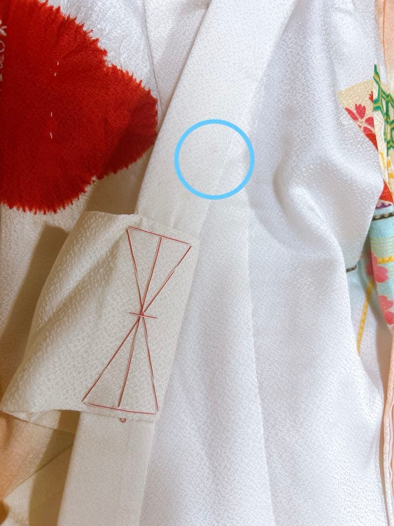 人気総絞り被布♡七五三　3歳　女の子　フルセット　赤　鶴