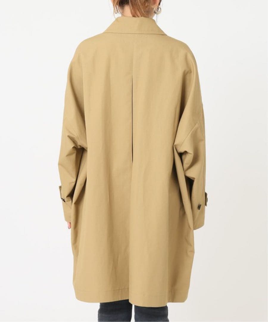 【美品】ステンカラーコート ハイカウントワイドステンカラーコート