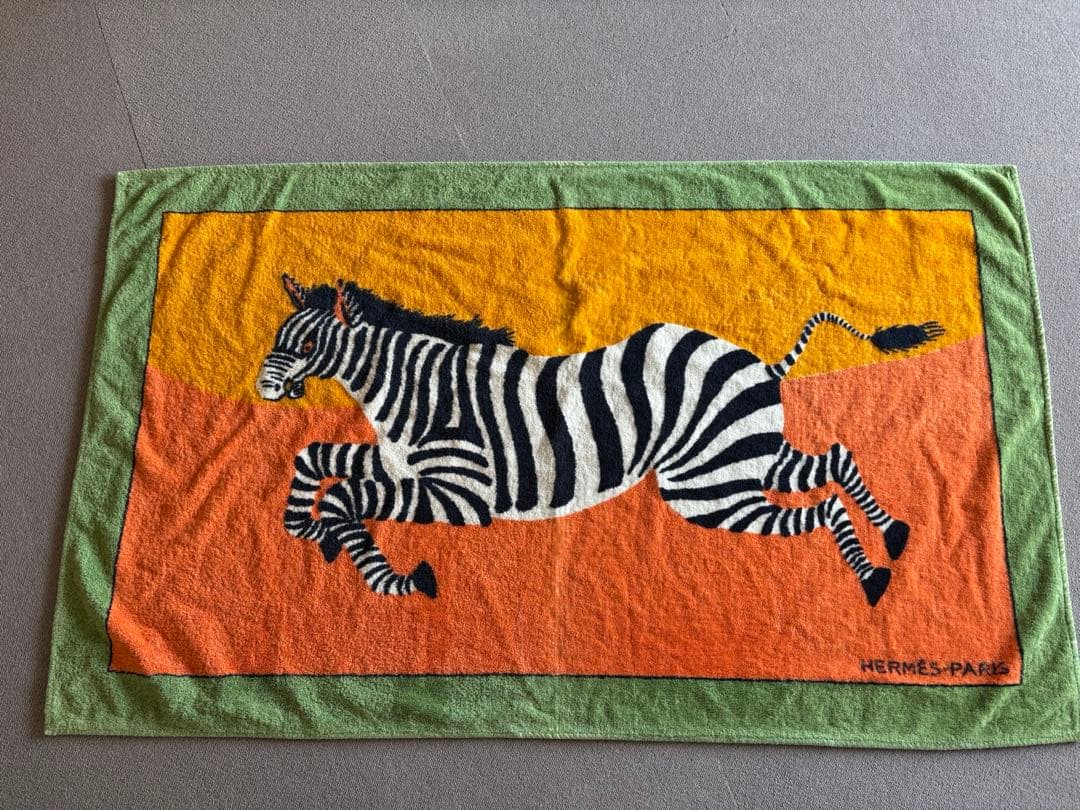 エルメス　ビーチタオル　大判 厚手 タオル ビーチ プール コットン