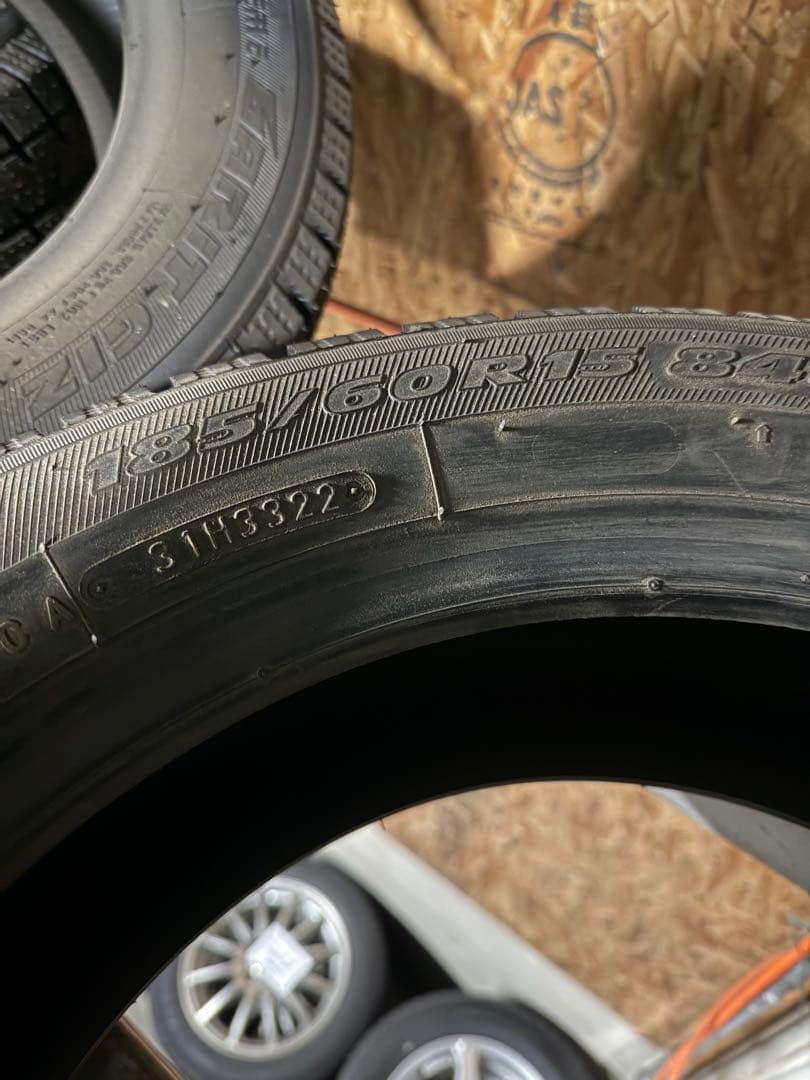 未使用　TOYO GIZ 185/60R15 2本 送料込