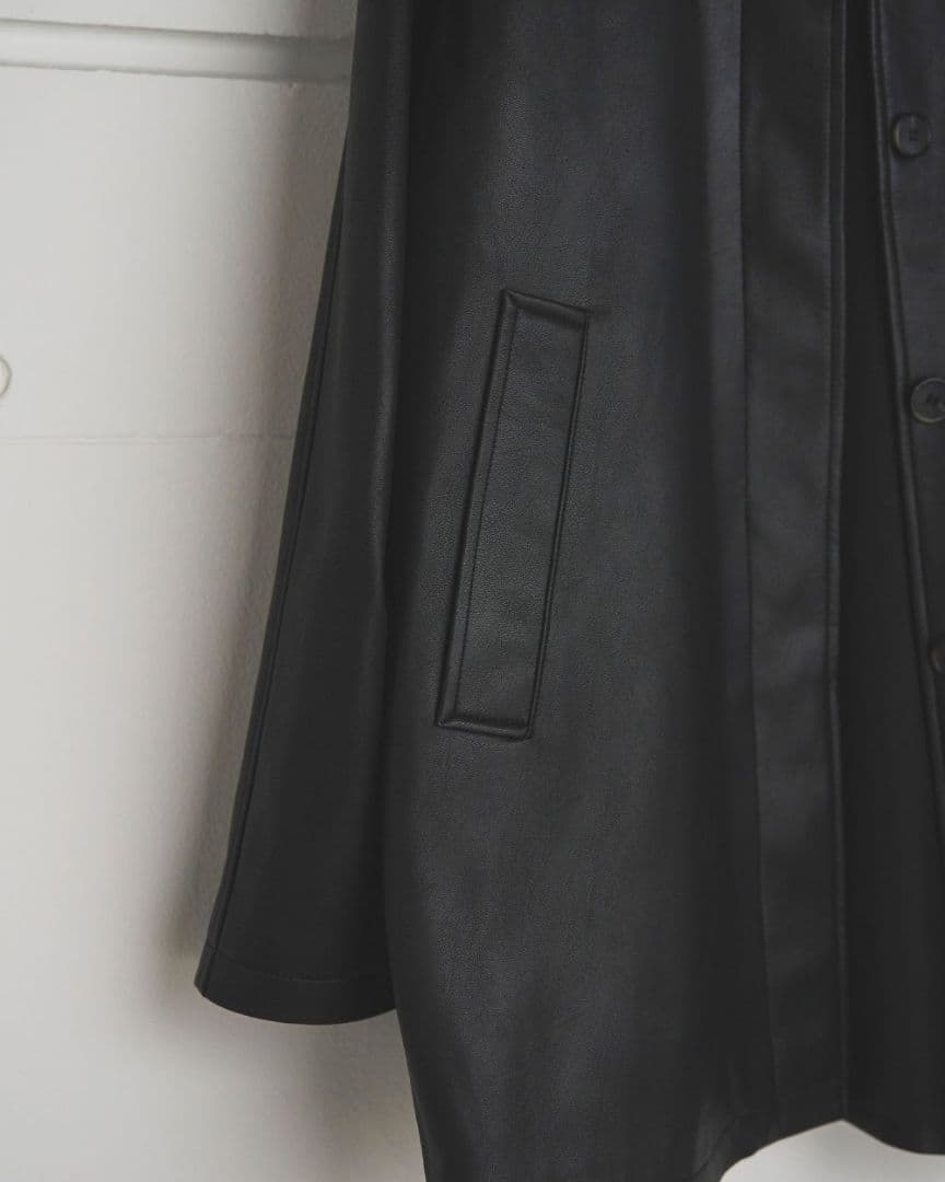 【anuke アンヌーク】Ecoleather Over Jacket