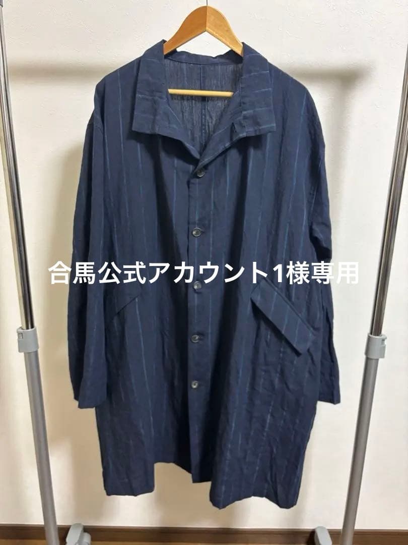 合馬公式アカウント bergfabel バーグファベル　ストライプコート