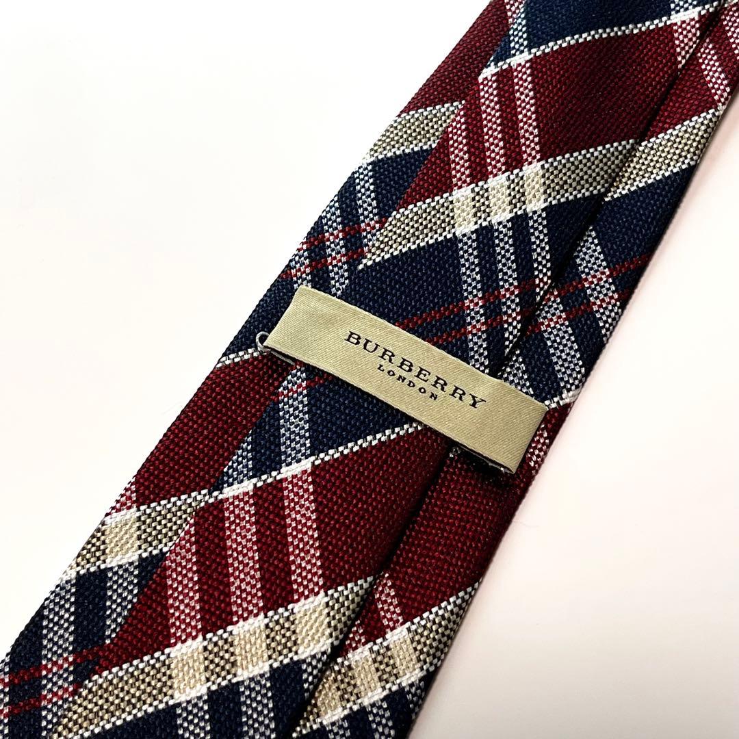 3542 バーバリーロンドン ネクタイ チェック