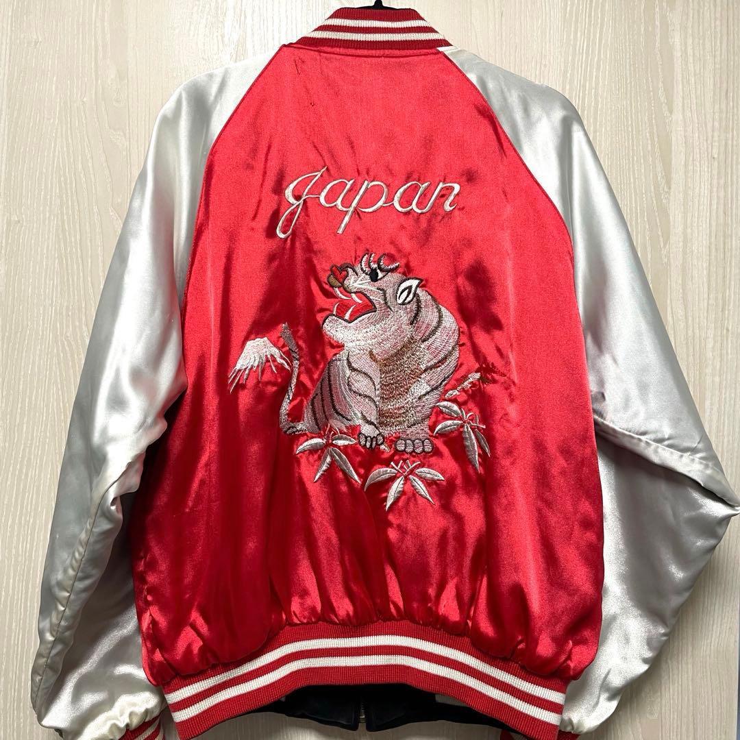 JUNGLE STORM スカジャン ベロア　リバーシブルM-Lサイズ