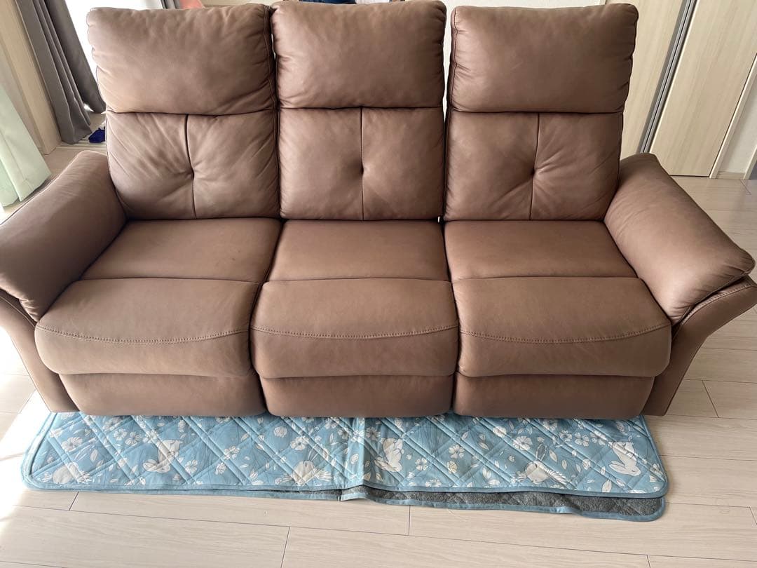 3人掛け電動リクライニングソファ　購入価格395000円
