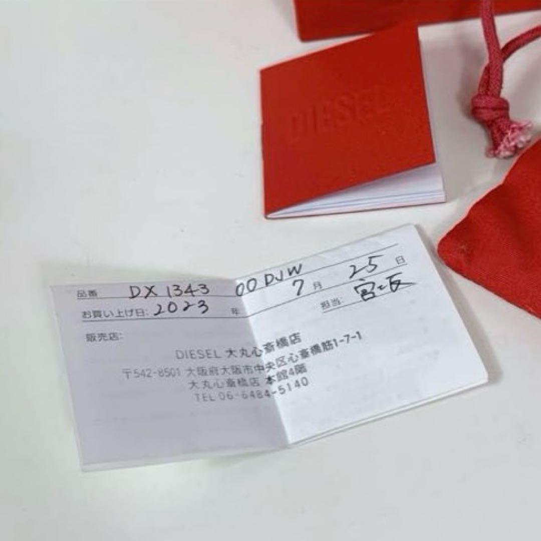 DEISEL ディーゼル　Dロゴネックレス　DX1343 スチール