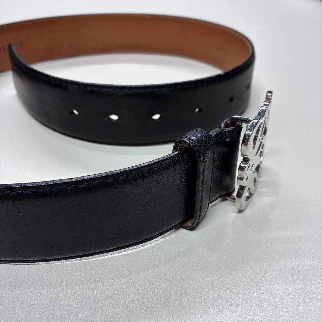 LOEWE アナグラム レザー ベルト 34-85