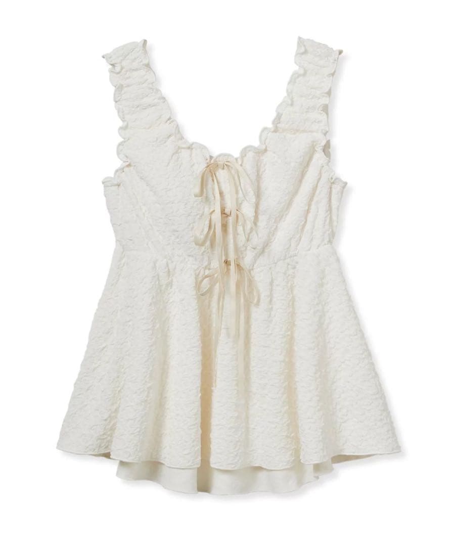 スナイデルホーム　ポップコーンタンクトップ&ポップコーンショートパンツ