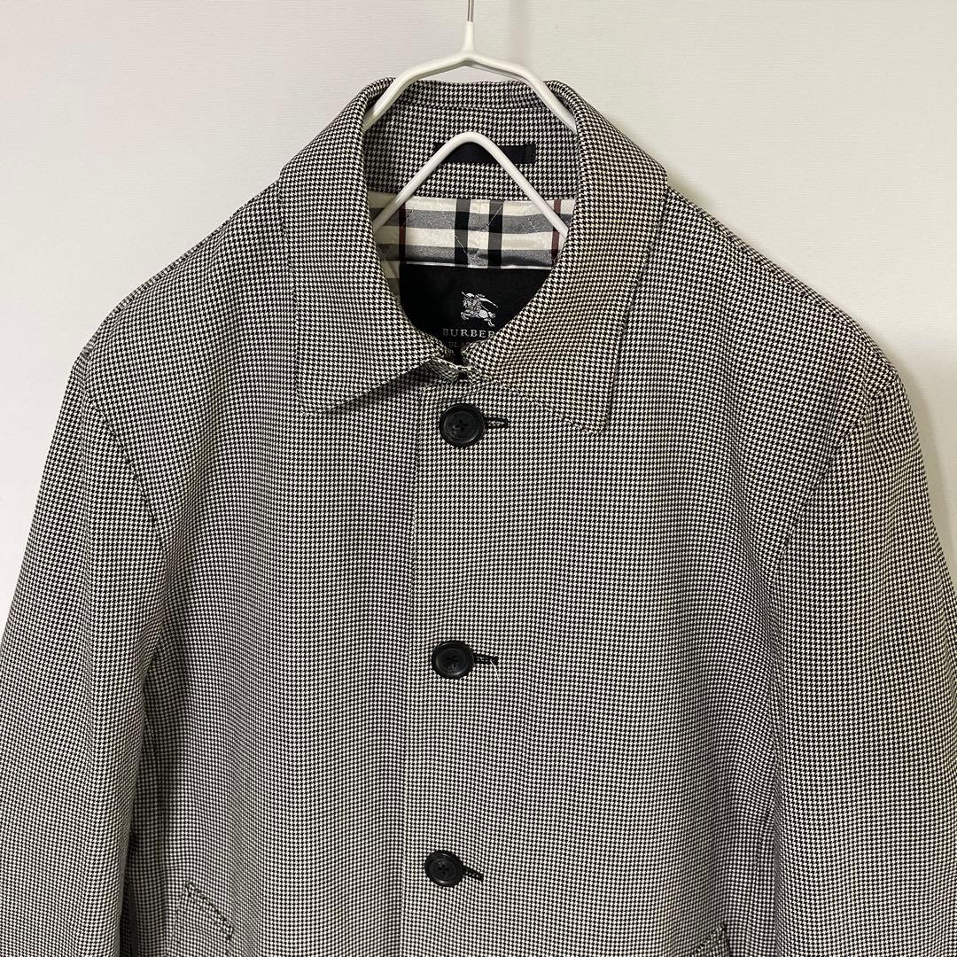 美品 Burberry Black label バーバリー ステンカラーコート