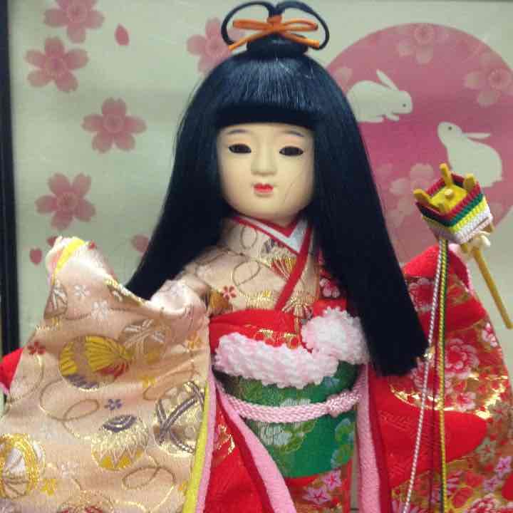 1万 寿人形 ケース付き〔雛人形〕