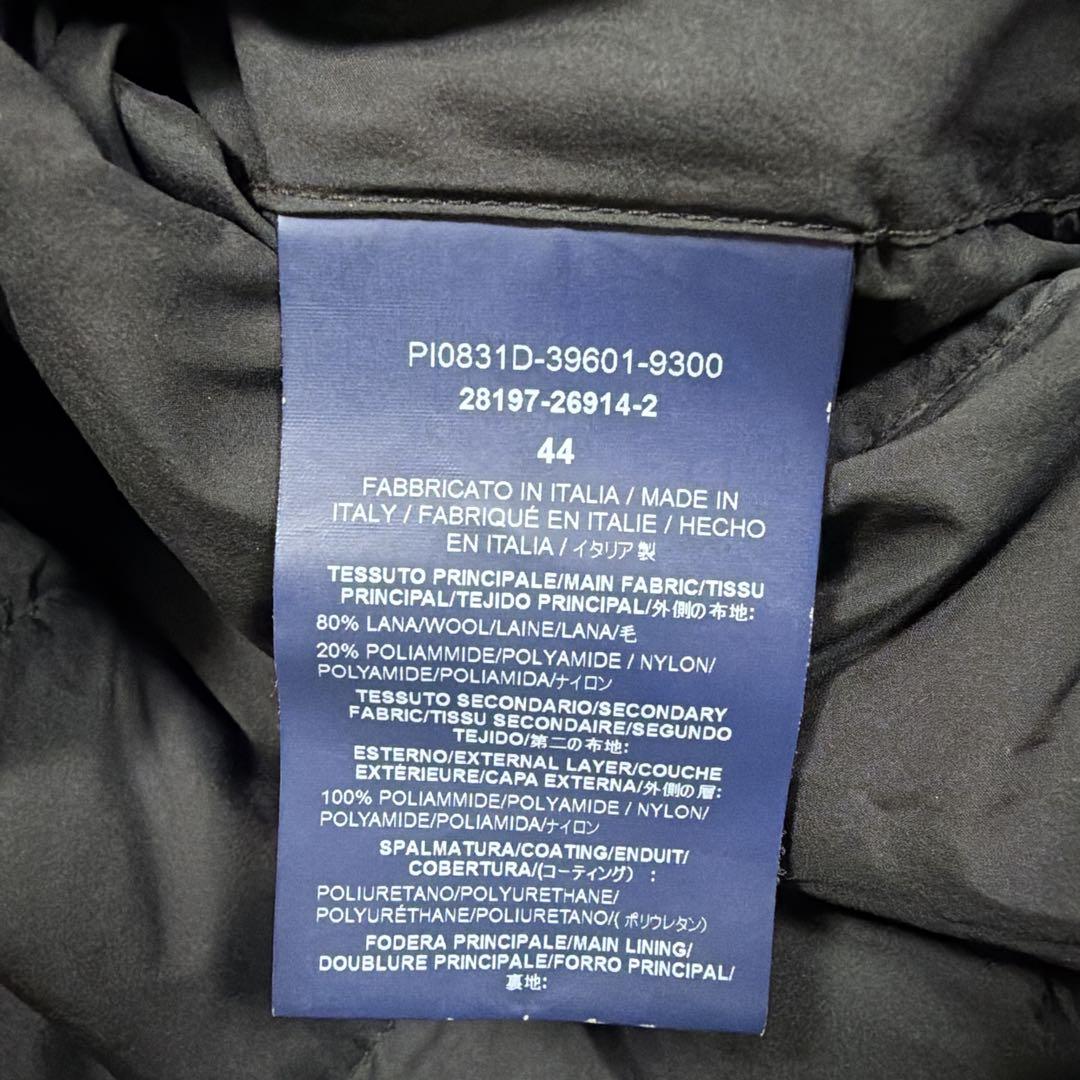 希少✨大きいサイズ 44 Herno ダウンコート 異素材 切り替え ドッキング