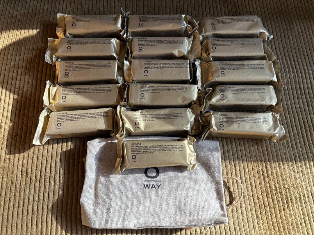 O-WAY materia マテリア ソープ 16個セット　化粧石けん