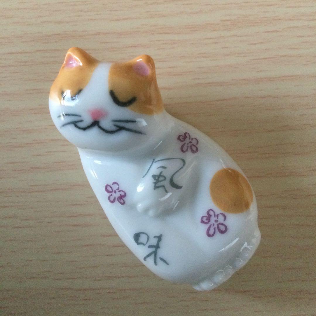 ✨セール✨【和　MANHATTANER’S 】箸置き5個セット　猫