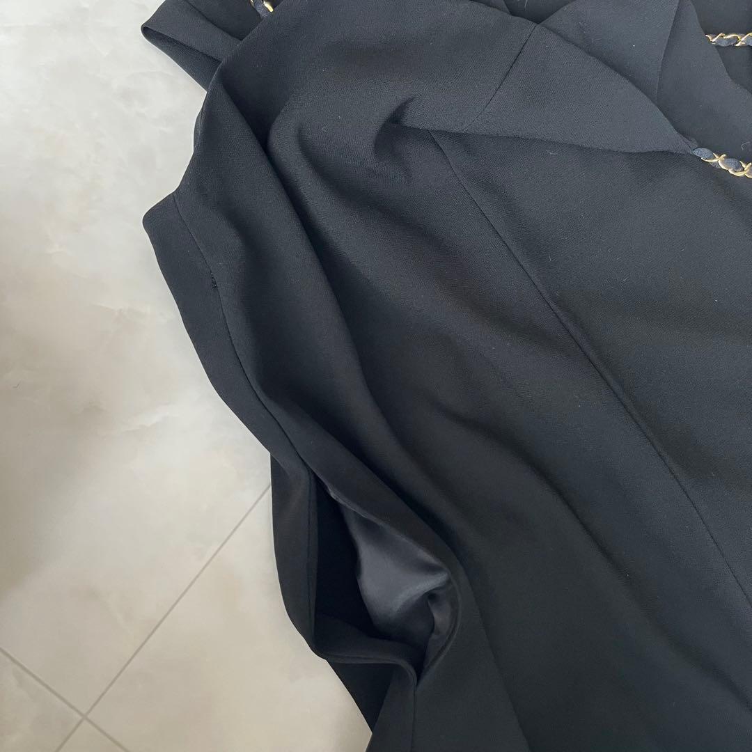 極美品✨EVERYDAY I LIKE チェーンジャンプスーツ 黒36 23SS