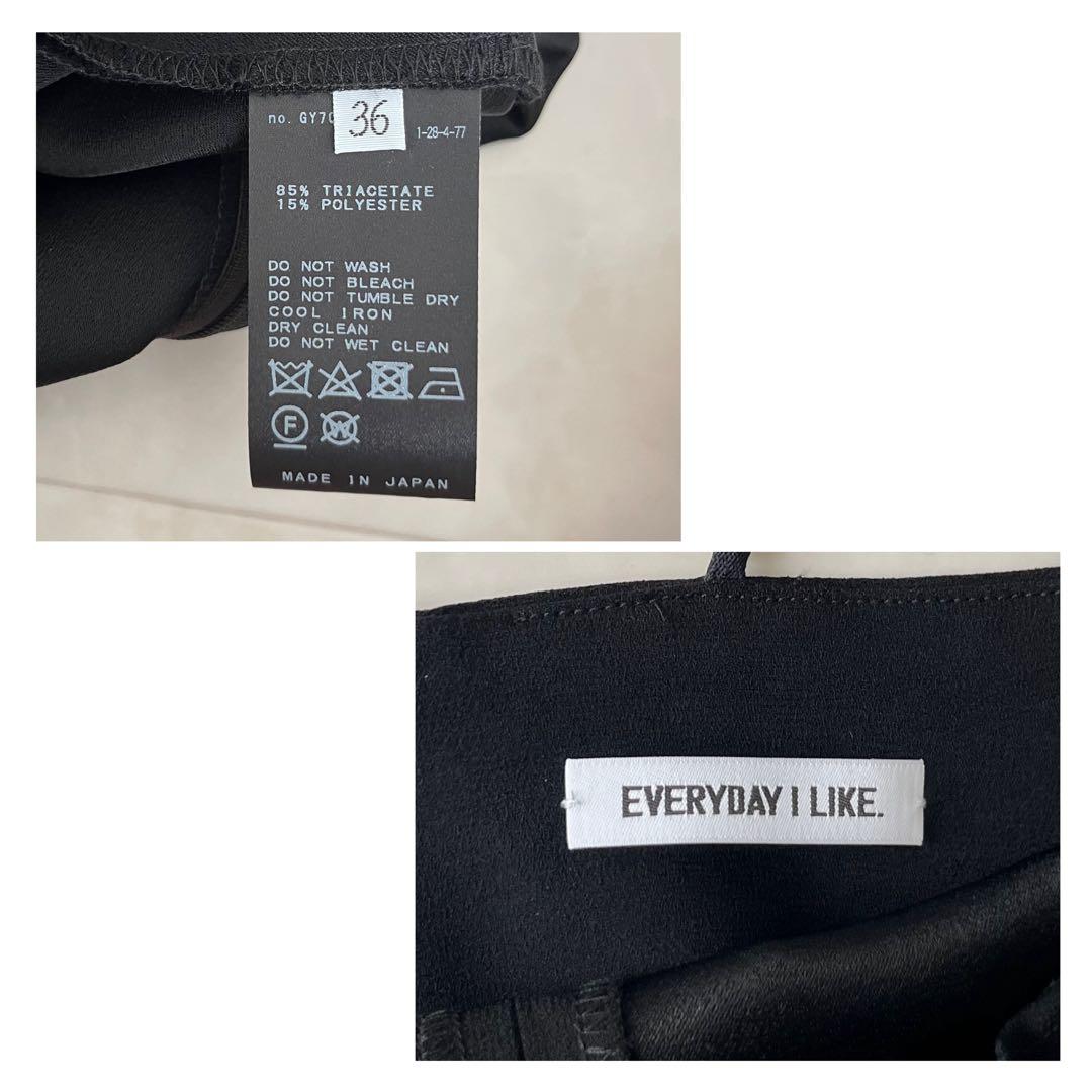 極美品✨EVERYDAY I LIKE チェーンジャンプスーツ 黒36 23SS