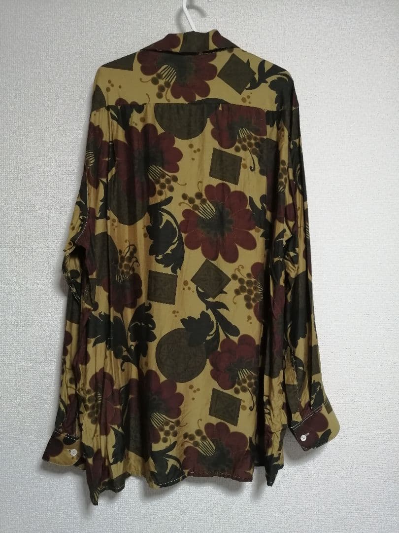 LE GARAGE 総柄 長袖シャツ Mサイズ フランス製