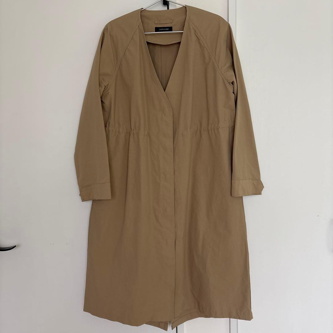 OUR頼れるノーカラーコート