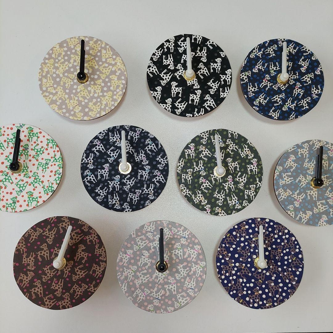 ハンドメイド　101匹くらいいそうなわんちゃん時計