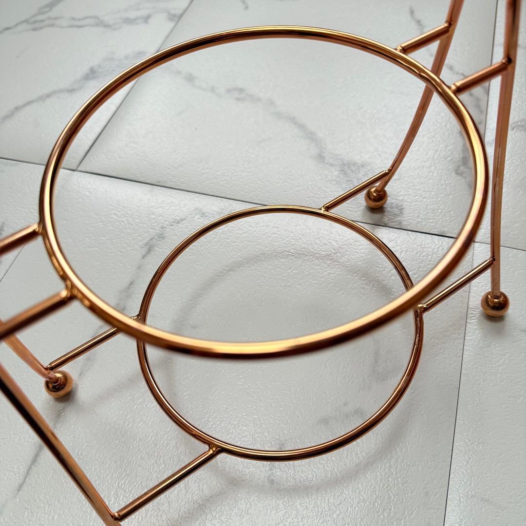 HEREND ヘレンド 2段 ケーキスタンド 35cm ローズゴールド