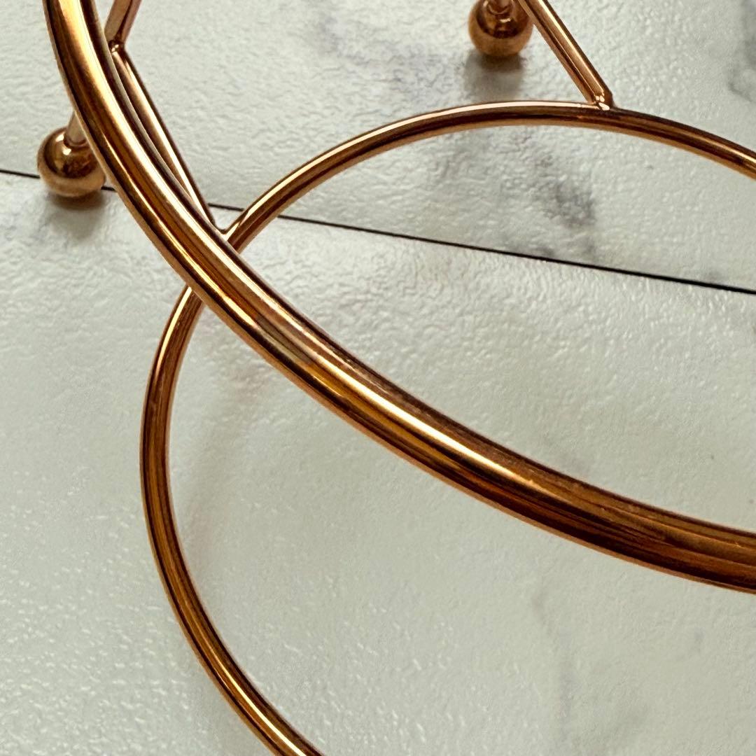 HEREND ヘレンド 2段 ケーキスタンド 35cm ローズゴールド