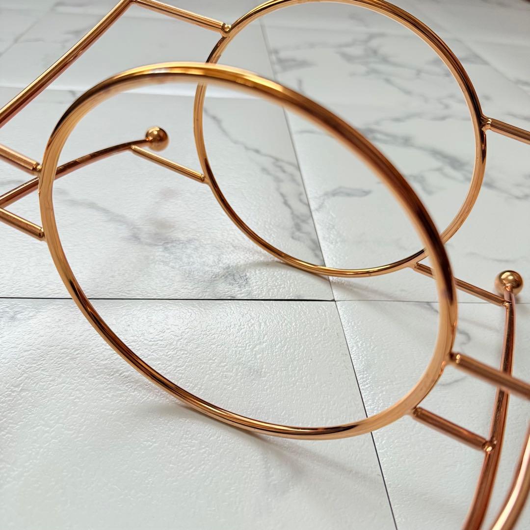 HEREND ヘレンド 2段 ケーキスタンド 35cm ローズゴールド