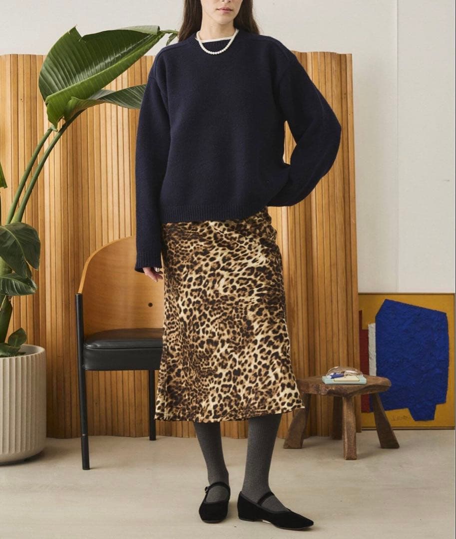 新品‼︎ Spick and Span オブラダLEOPARDPRNTSKIRT