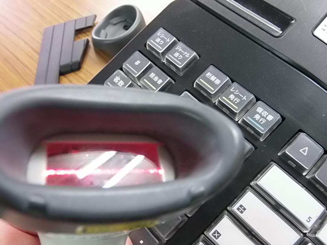 313CASIOカシオレジスター ハンド　スキャナー　HHS-19　2020年製