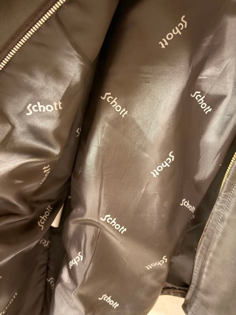 $*ロ様 Schott ショット　シングルライダース　642 size42 Ha