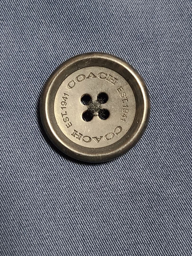 kaz　COACHネイビー トレンチコート　レディース　アウター　新品　S