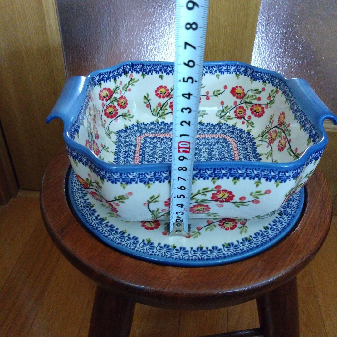 ポーランド食器　スツール＆手つきボウル