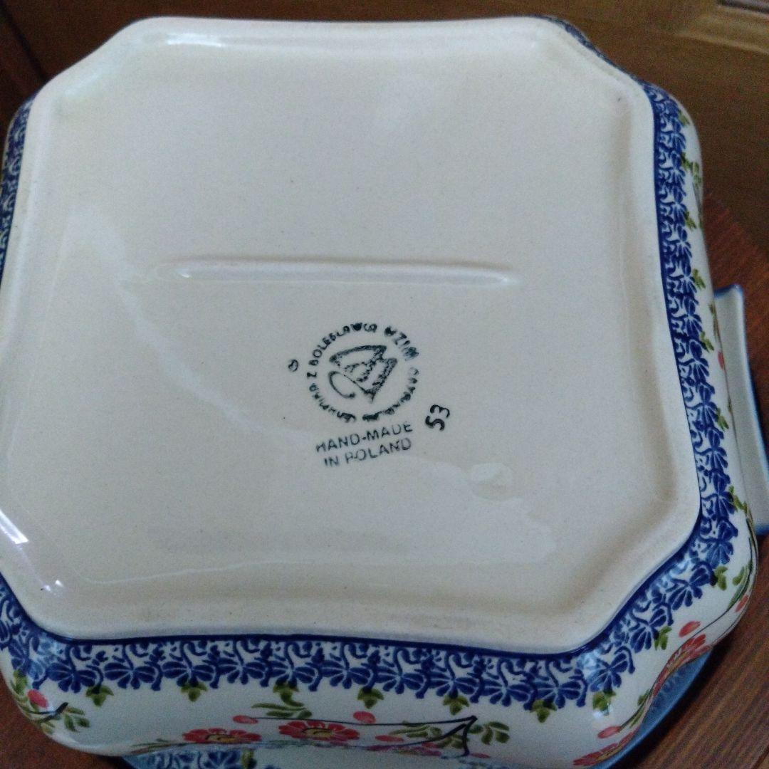 ポーランド食器　スツール＆手つきボウル