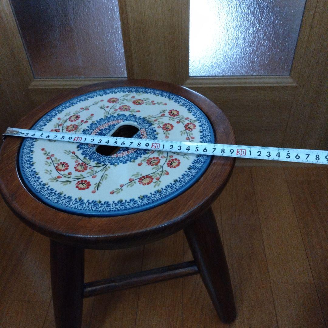 ポーランド食器　スツール＆手つきボウル