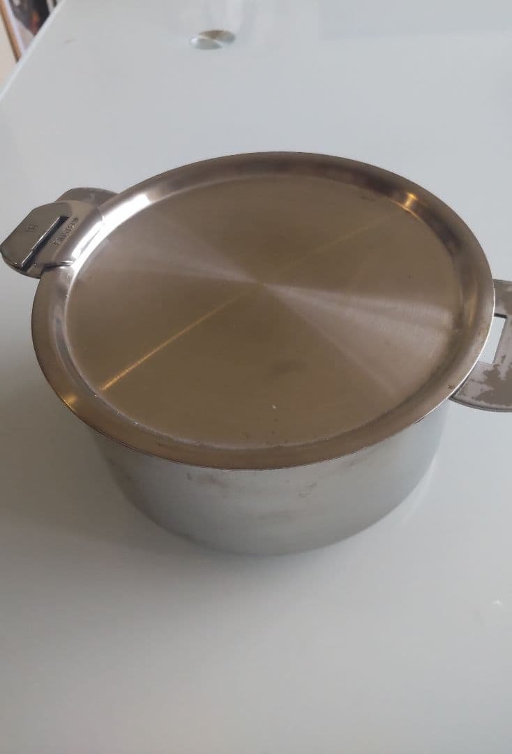 CRISTEL 両手鍋 蓋付き16センチ