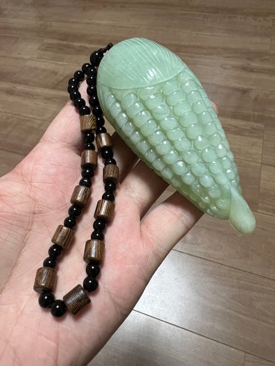 ◆限定1個◆高品質 玉石彫刻 とうもろこし　コレクション 送料無料　本物保証