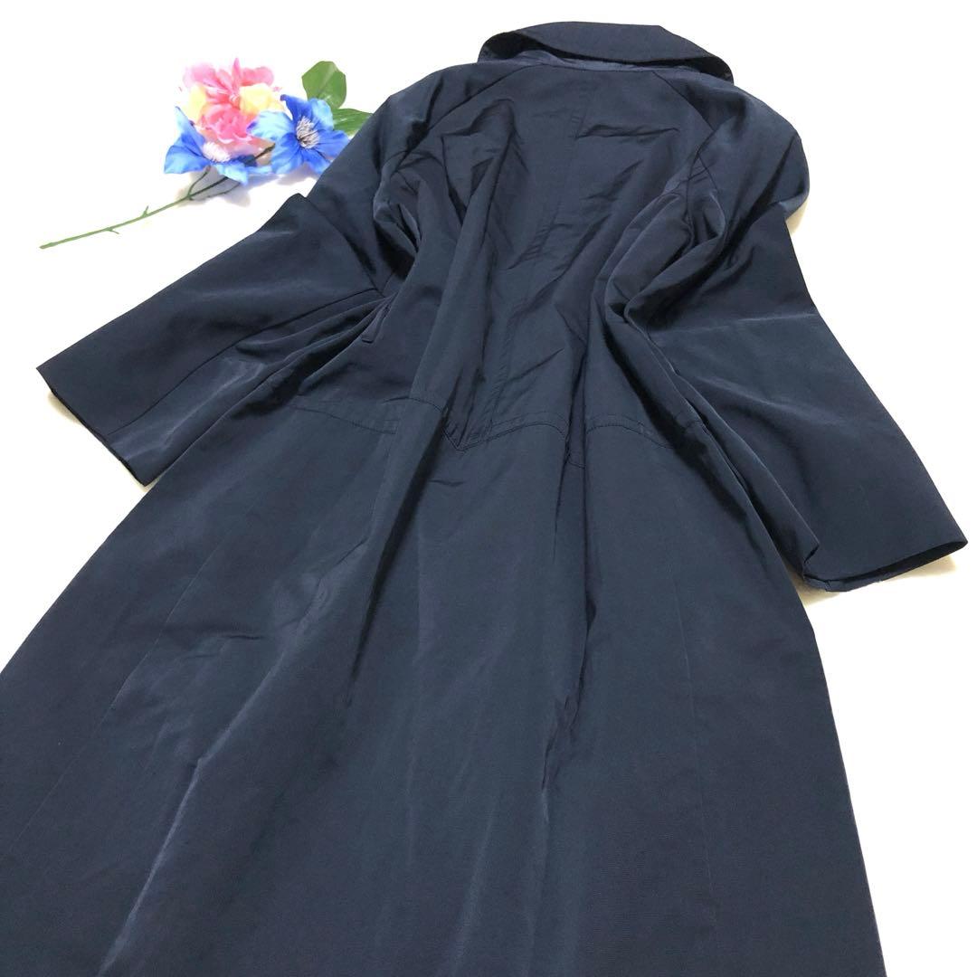 極美品　近年モデル✨　エスマックスマーラ　トレンチコート　ベルテッドコート　濃紺