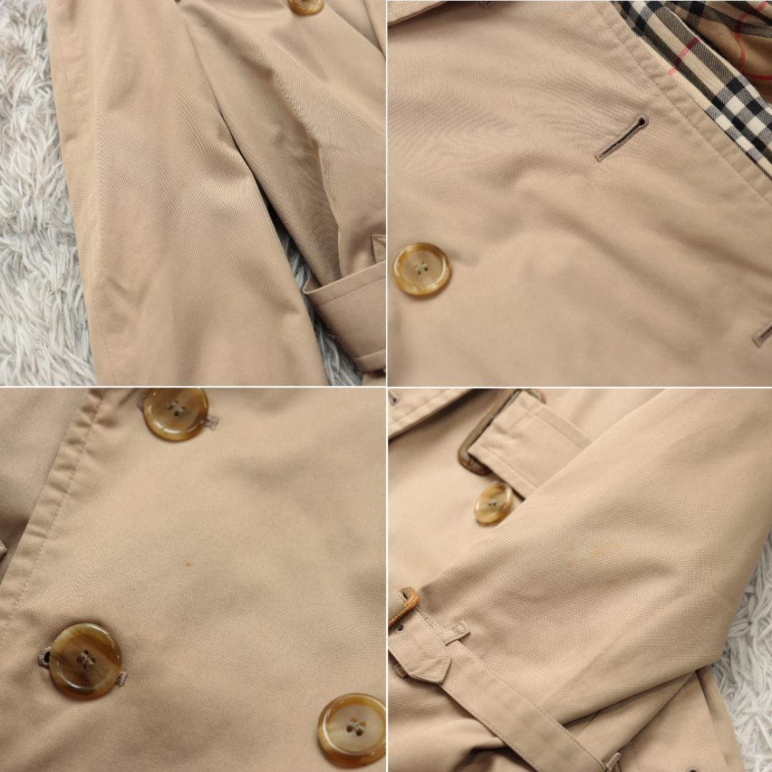 ✨バーバリーロンドン✨トレンチコート　ノバチェック　ベルト　ダブルブレスト英国製