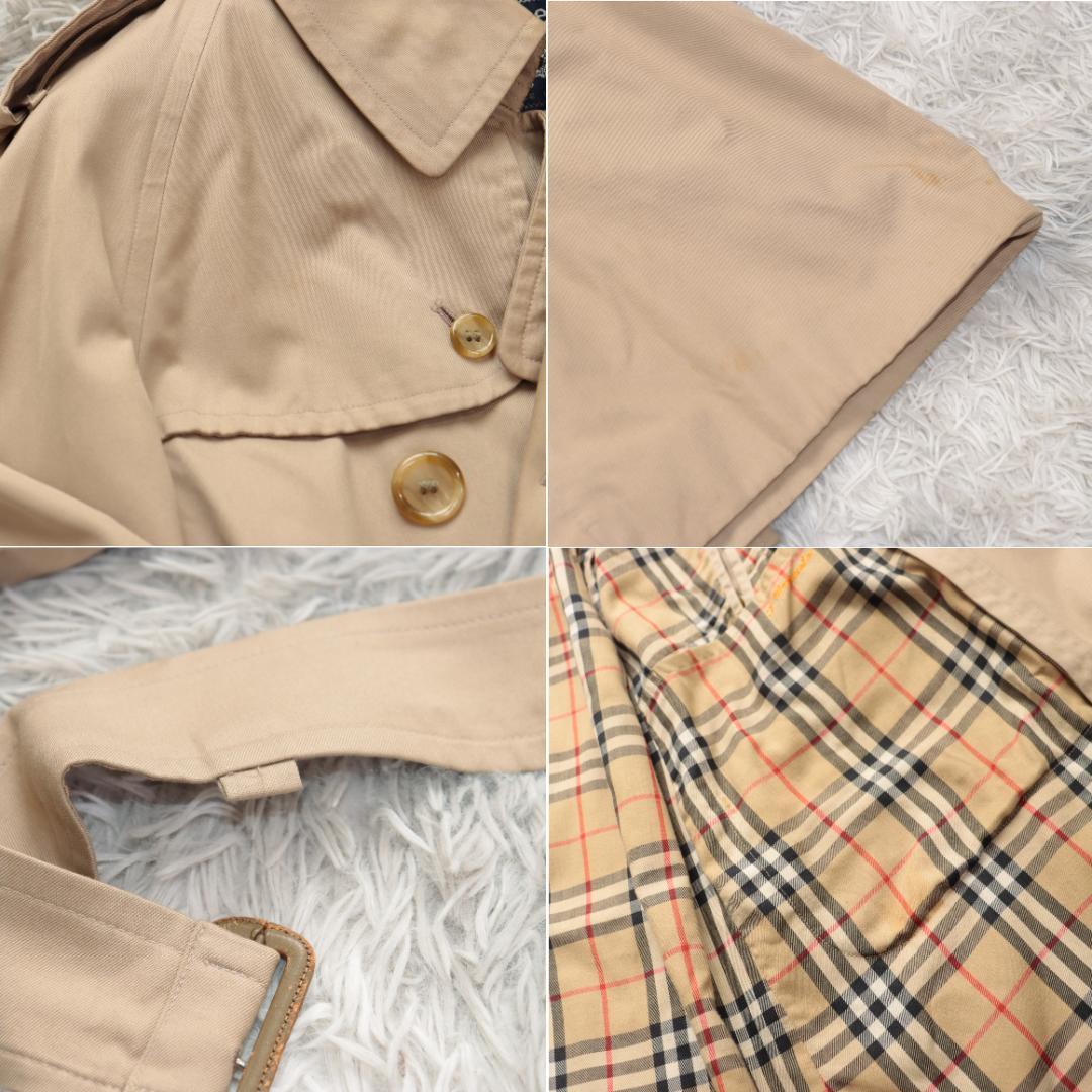 ✨バーバリーロンドン✨トレンチコート　ノバチェック　ベルト　ダブルブレスト英国製