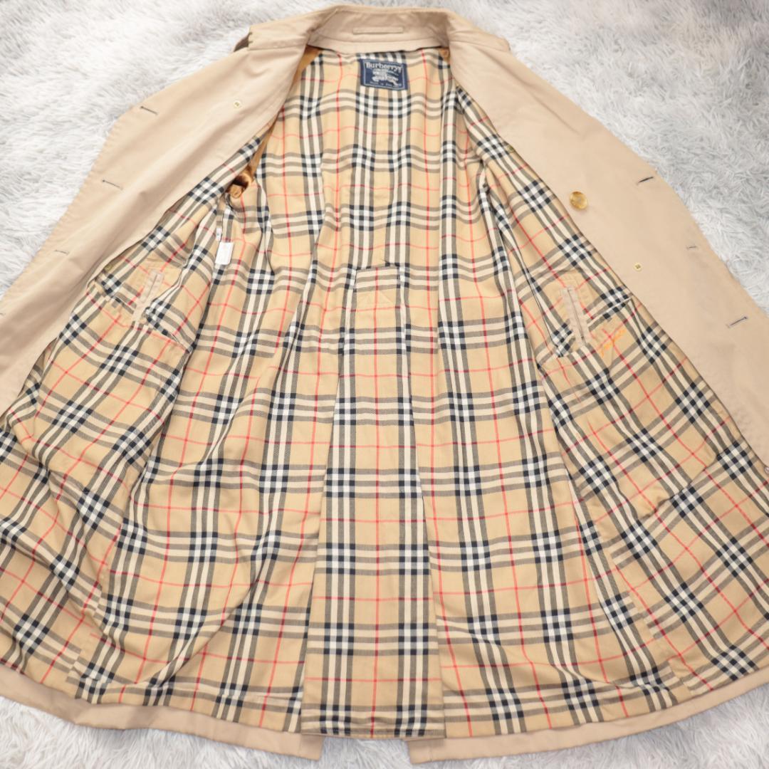 ✨バーバリーロンドン✨トレンチコート　ノバチェック　ベルト　ダブルブレスト英国製