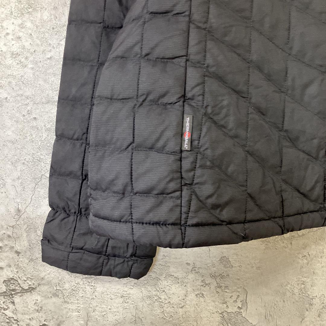 ザノースフェイス　ダウンジャケット　THERMOBALL 黒　レディースL