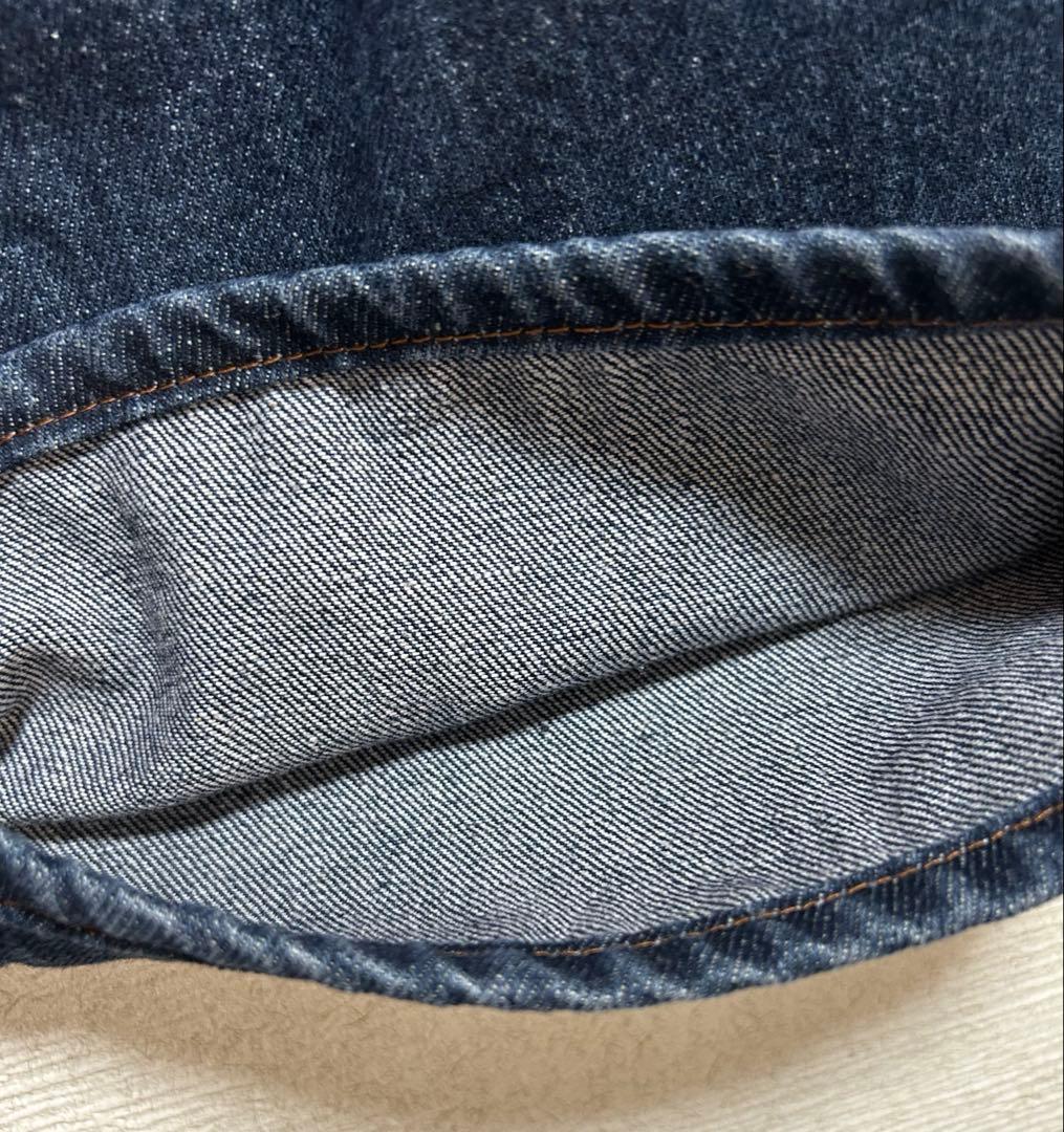 辻元舞さん　I'm in デニム　丈短め　Ｍ　ネイビー