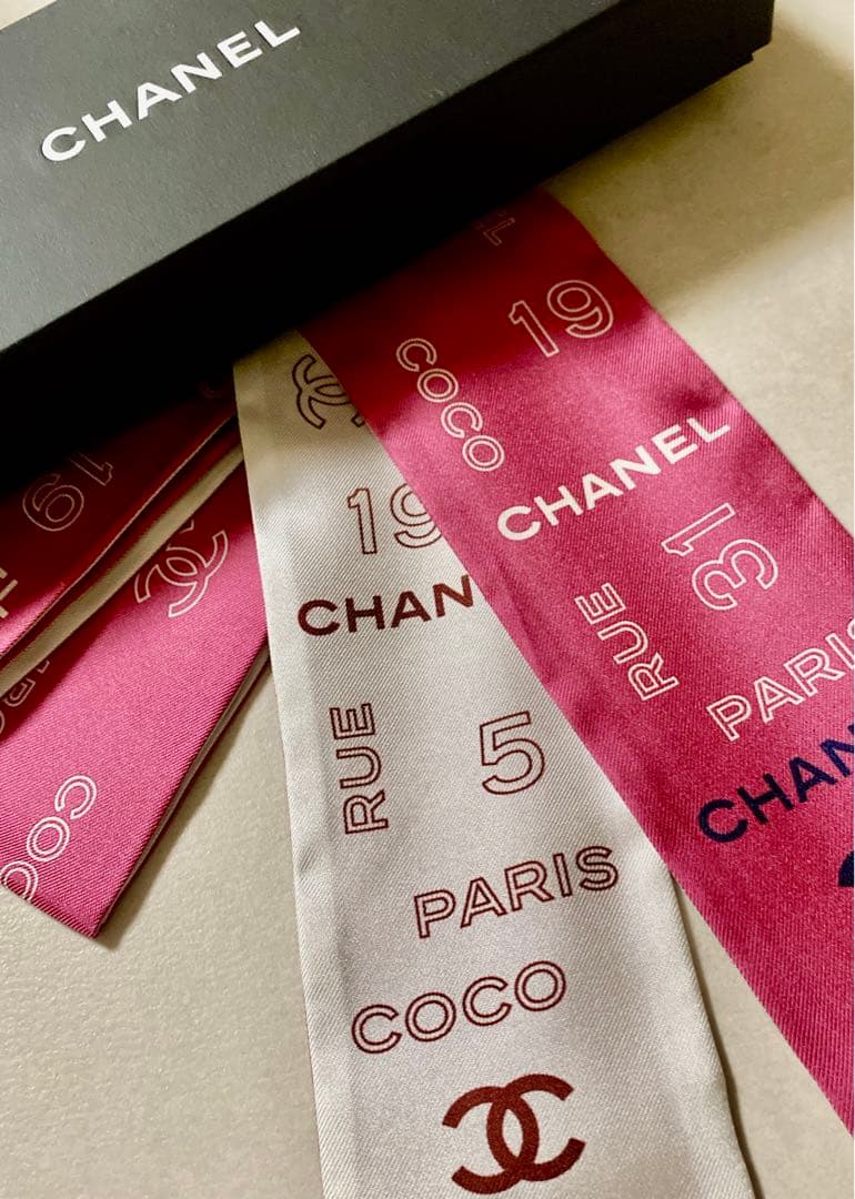 CHANEL 2025 スカーフ リボン シャネル