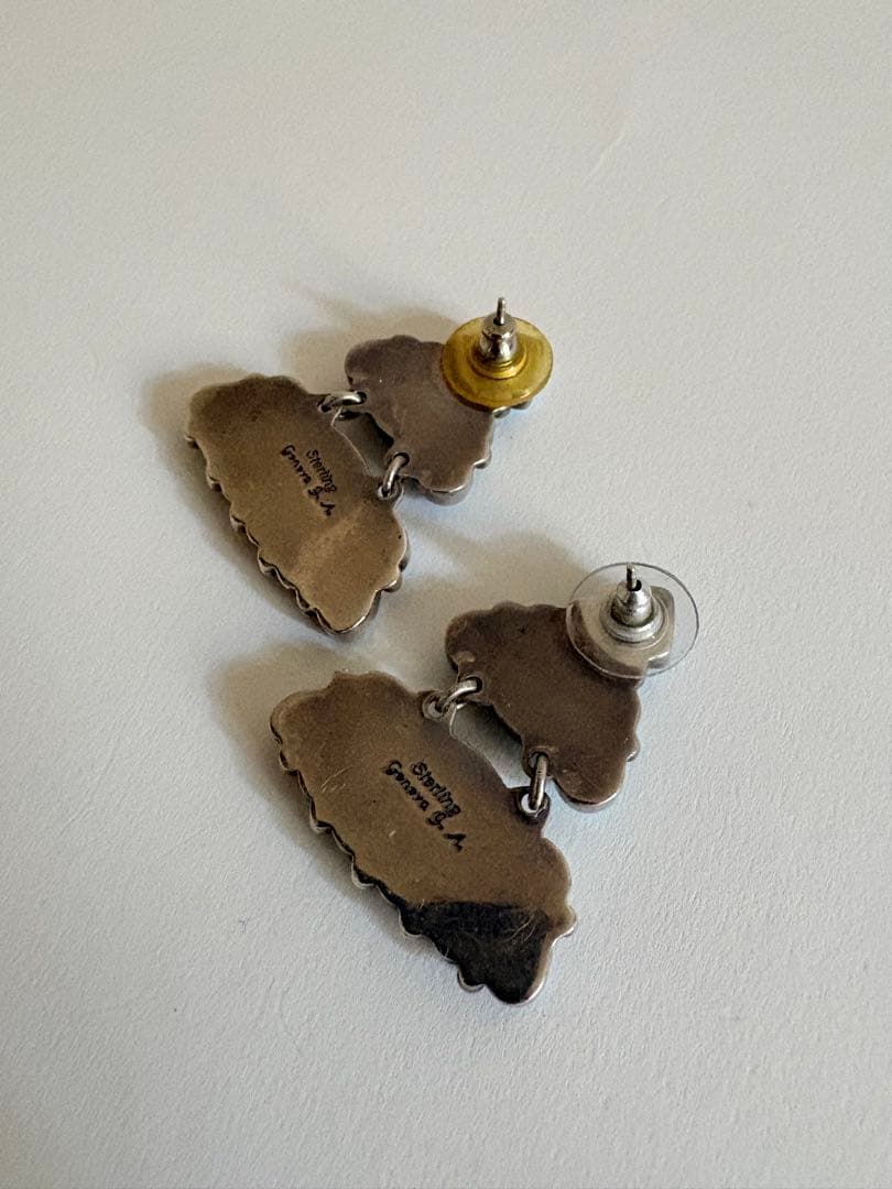 HARPO ターコイズピアス　ネイティブアメリカンジュエリー