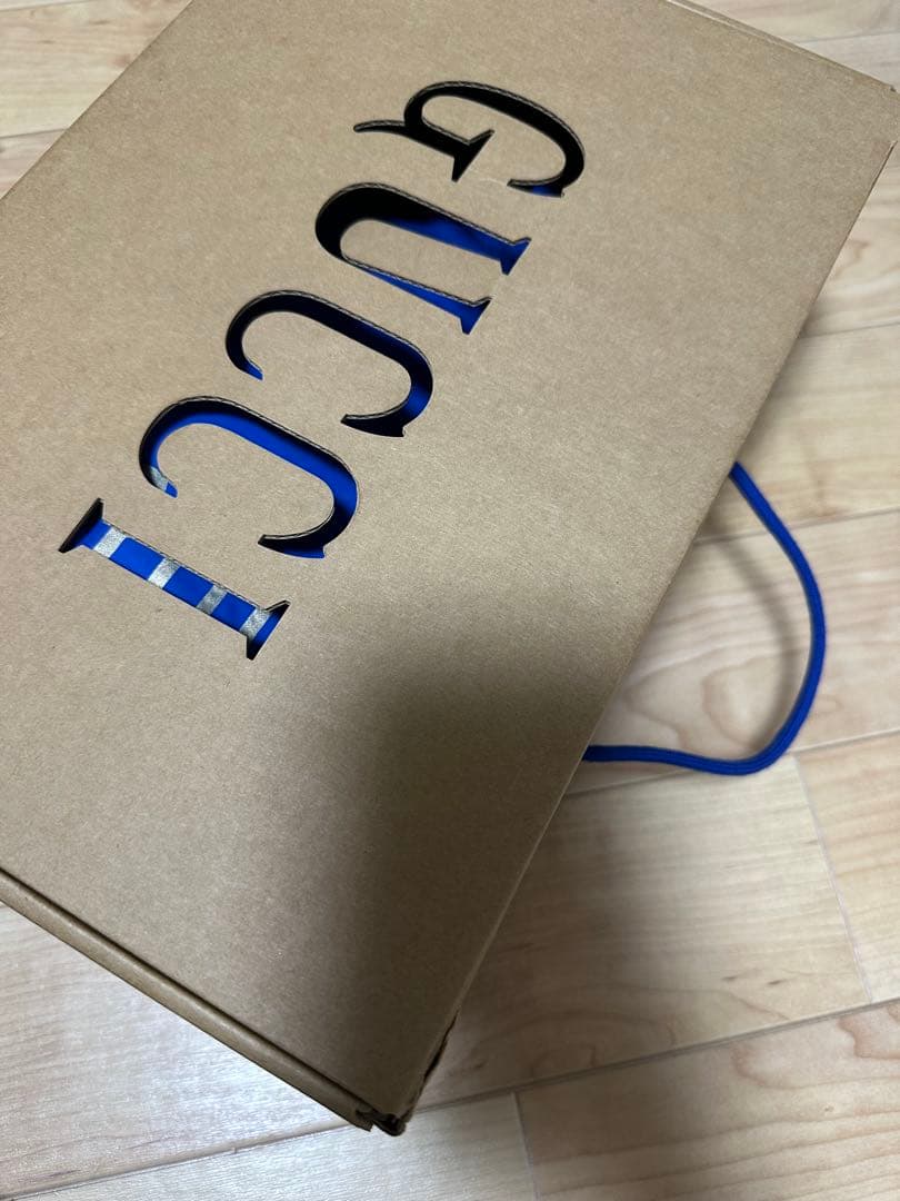 極美品　GUCCI キャップ 青