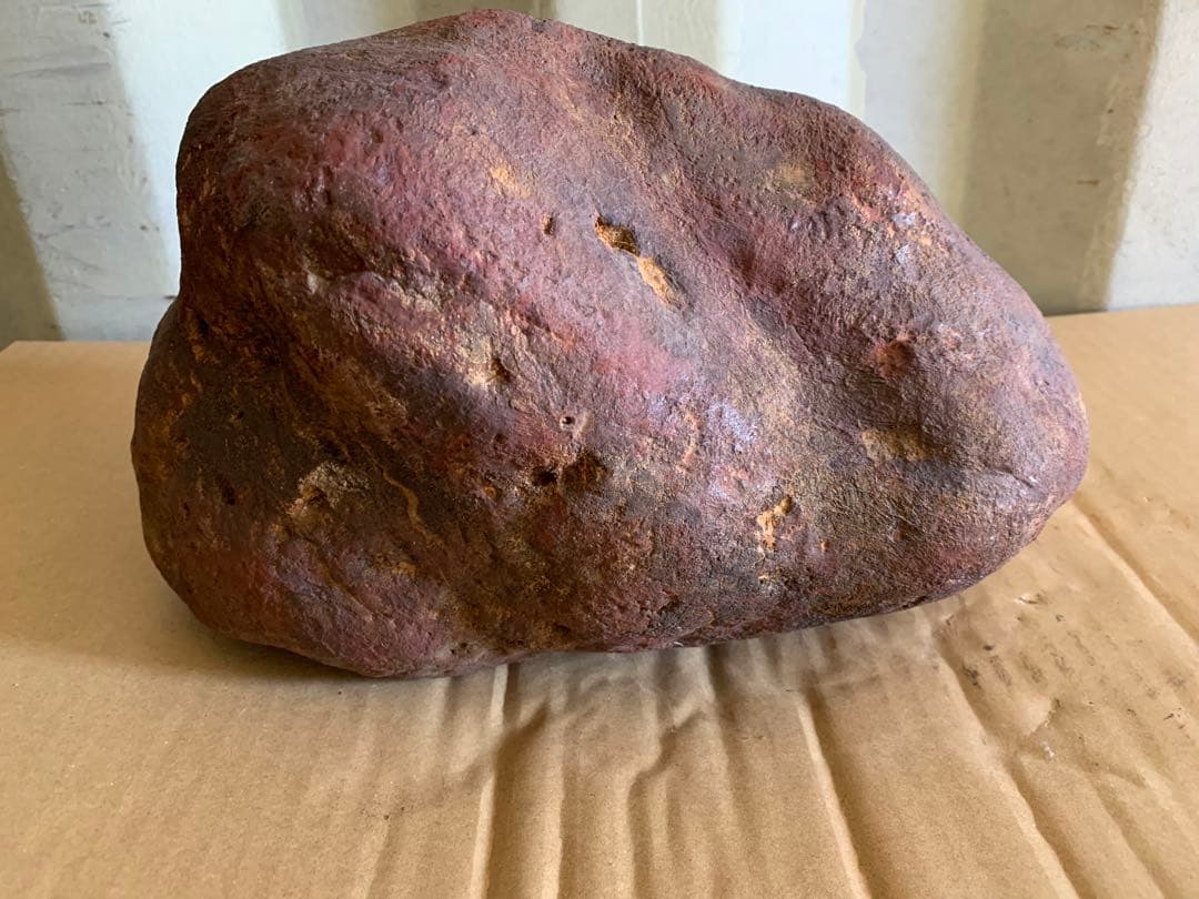 『A29』黑色新疆隕石 隕石 不完全燃焼皮付 非常に珍しい 約23.9kg