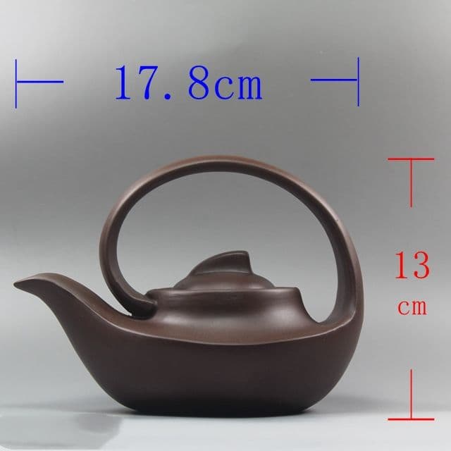 紫砂壷 宜興 汪寅仙曲壺 急須 未使用品