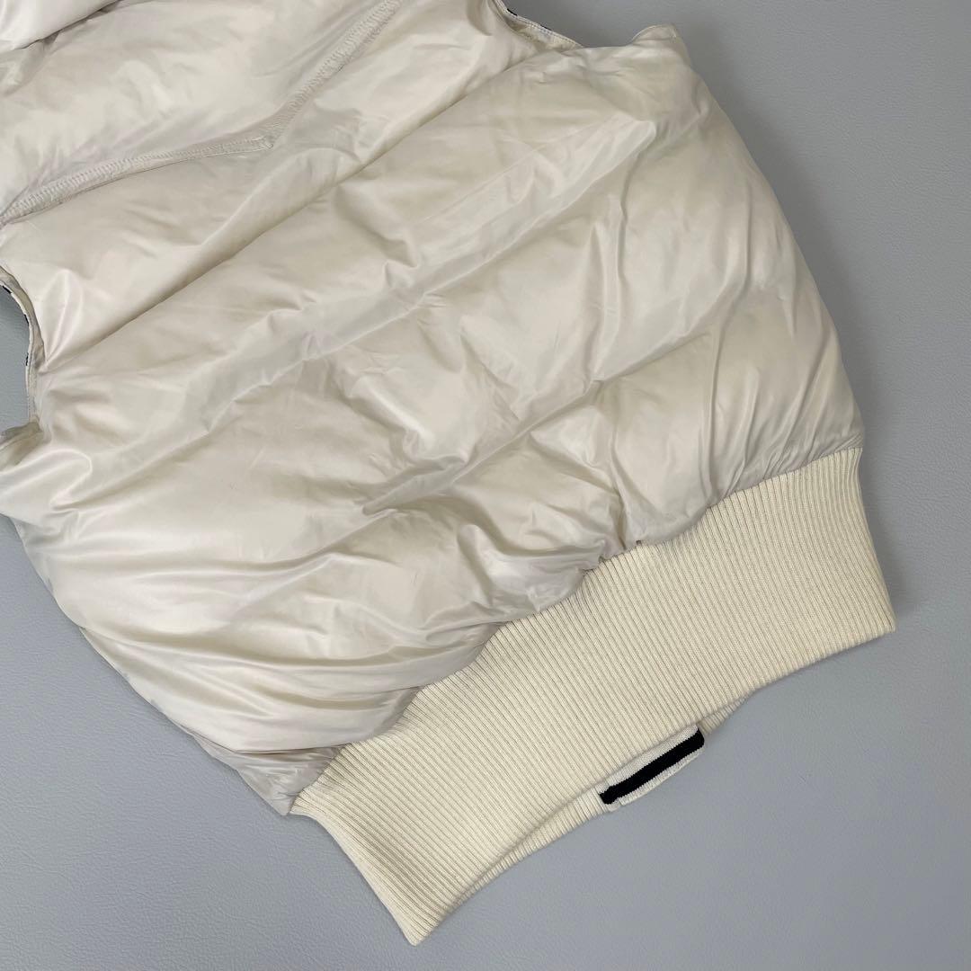 美品✨バーバリーブルーレーベル リバーシブル ダウンベスト 水鳥天然羽毛 M